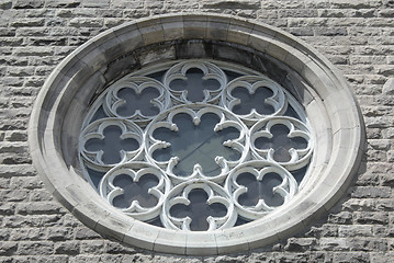 Image showing Ornamental window of a church