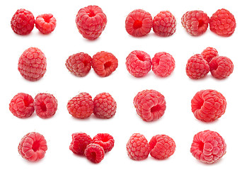 Image showing Raspberries