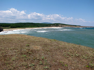 Image showing Vacations - splashing waves