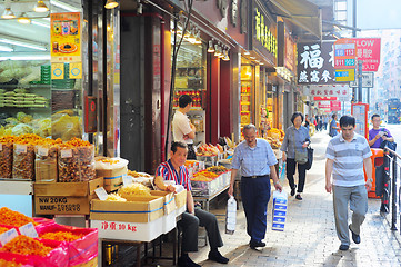 Image showing Hong Kong food market