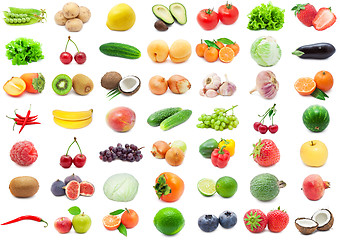 Image showing Fruits and Vegetables