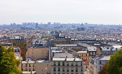 Image showing Panoramic view of Paris