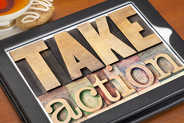 Image showing take action motivation
