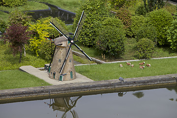 Image showing Madurodam - miniature city near Hague in Netherlands, Holland