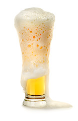 Image showing Beer and foam