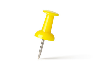 Image showing Yellow pin