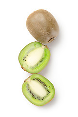 Image showing Ripe kiwis isolated