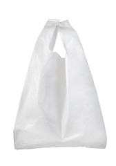 Image showing White plastic bag