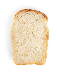 Image showing Piece of white bread