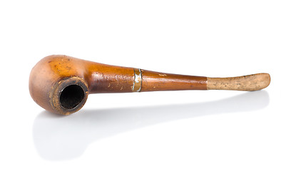 Image showing Brown smoking pipe
