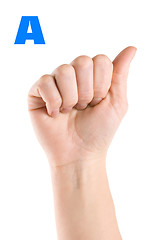 Image showing Letter A