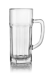 Image showing Empty beer glass isolated