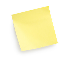 Image showing Yellow paper