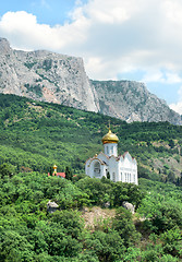 Image showing Church in the mountains