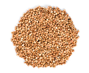 Image showing Raw buckwheat isolated