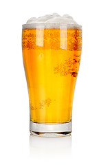 Image showing Beer glass isolated