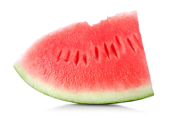 Image showing Juicy piece of watermelon isolated