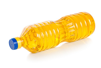 Image showing Oil in plastic bottle