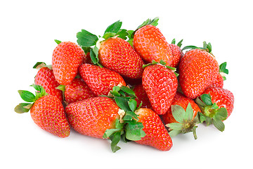Image showing Strawberries isolated