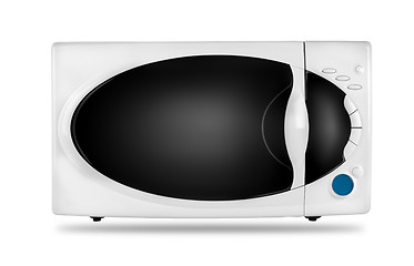 Image showing White microwave oven