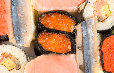 Image showing Japanese fresh sushi