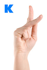 Image showing Letter K