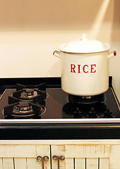 Image showing Rice pot