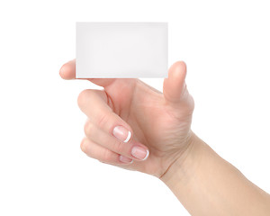 Image showing Card isolated