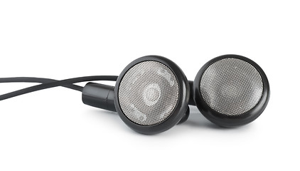 Image showing Black headphones