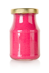 Image showing Horseradish in transparent glass jar