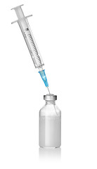 Image showing Insulin and syringe