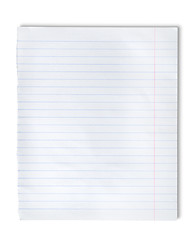 Image showing Lined paper