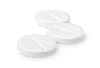 Image showing Three tablets isolated