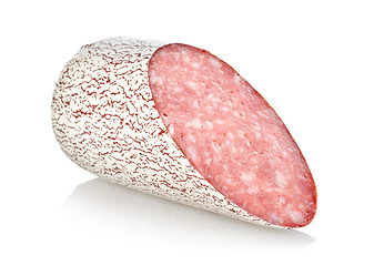 Image showing Smoked sausage isolated