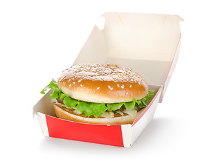 Image showing Hamburger in package 