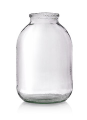 Image showing Big glass jar