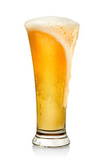 Image showing Glass of beer isolated