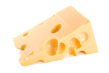 Image showing Farmer's cheese isolated