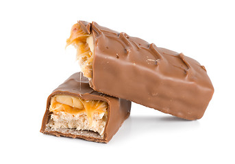 Image showing Chocolate bar isolated