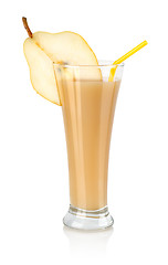 Image showing Pear juice isolated