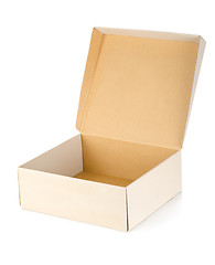 Image showing Cardboard box isolated