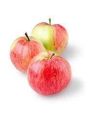 Image showing Three ripe apples