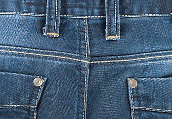 Image showing Pocket jeans background