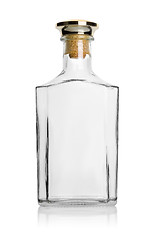 Image showing Empty bottle cognac