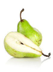 Image showing Two pears