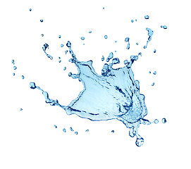 Image showing Blue water isolated