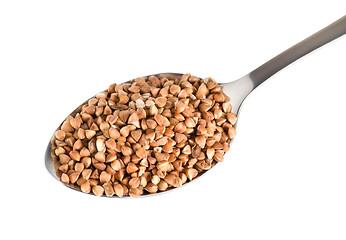 Image showing Buckwheat in a spoon