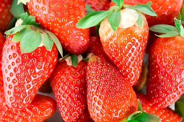 Image showing Mouthwatering strawberries