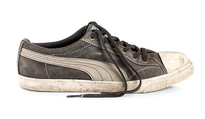 Image showing Old sneakers isolated