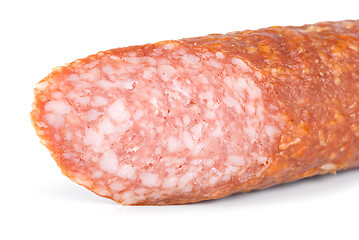 Image showing Smoked sausage isolated
